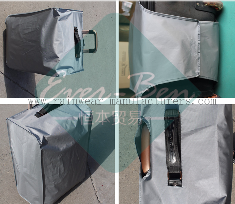 Grey EVA suitcase cover